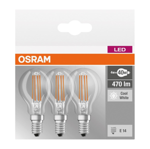 Osram SADA 3x LED Žiarovka BASE P40 E14/4W/230V 4000K – Osram