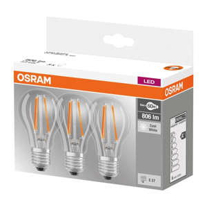 Osram SADA 3x LED Žiarovka BASE VINTAGE E27/6,5W/230V 4000K – Osram