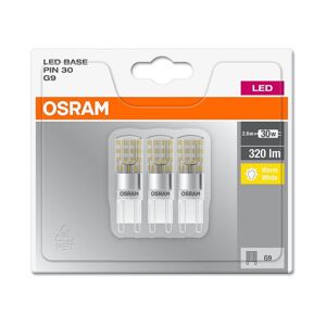 Osram SADA 3x LED Žiarovka PIN G9/2,6W/230V 2700K