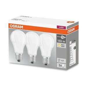 Osram SADA 3x LED Žiarovka STAR A75 E27/11,5W/230V 2700K