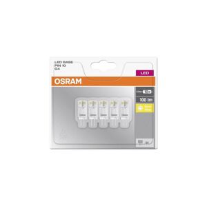 Osram SADA 5x LED Žiarovka PIN G4/0,9W/12V 2700K