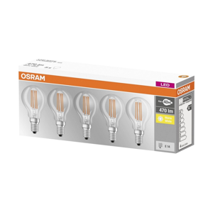 Osram SADA 5x LED Žiarovka VINTAGE E14/4W/230V 2700K - Osram