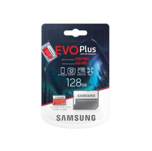 Samsung Samsung MB-MC128HA - MicroSDXC 128GB EVO+ U3 100MB/s + SD adaptér