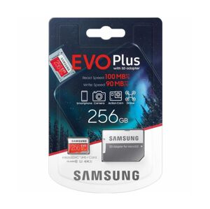 Samsung Samsung MB-MC256HA - MicroSDXC 256GB EVO+ U3 100MB/s + SD adaptér