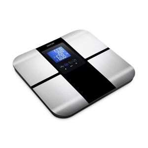 Sencor Sencor - Inteligentná osobná fitness váha s LCD displejom 2xCR2032 nerez/čierna