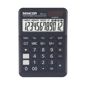 Sencor Sencor - Stolná kalkulačka 1xLR1130 čierna