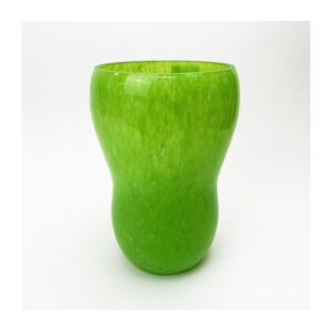 Sklenená váza 23 cm zelená