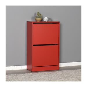 Adore Furniture Skrinka na topánky 84x51 cm červená