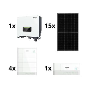 SOFAR SOLAR Solárna zostava SOFAR Solar - 6kWp JINKO+6kW hybridný menič 3f+10,24 kWh batéria