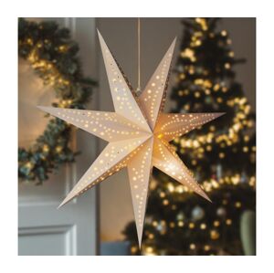 LED vánoční hvězda závěsná 60cm 20x LED 2x AA 1V255