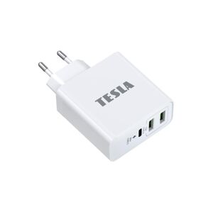 Tesla Tesla - Nabíjací adaptér USB-C 3v1 65W biela