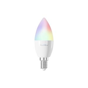 TechToy - LED RGB Inteligentná stmievateľná žiarovka E14/4,4W/230V 2700-6500K Wi-Fi