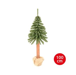 Erbis Vianočný stromček WOOD TRUNK 100 cm smrek